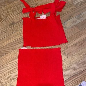 Red Showpo two piece